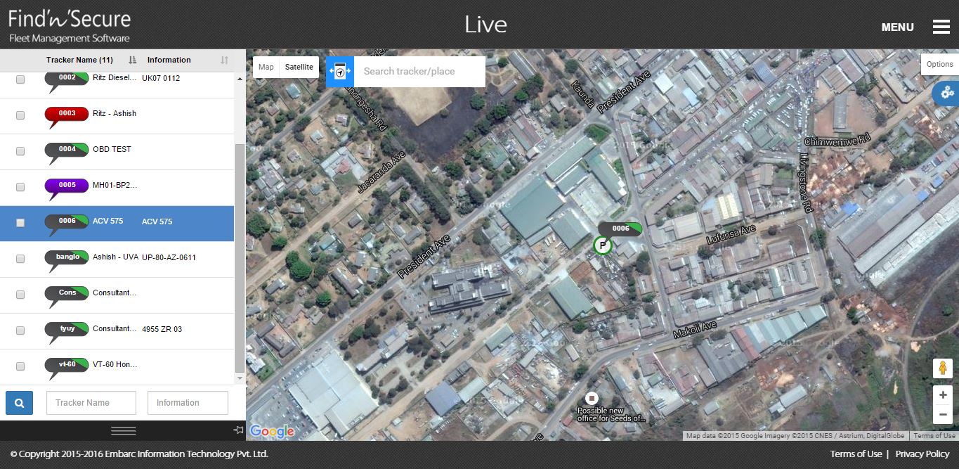 Find'n'Secure Live Real Time Tracking